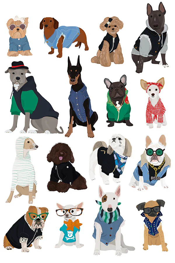 Cool Dog Print