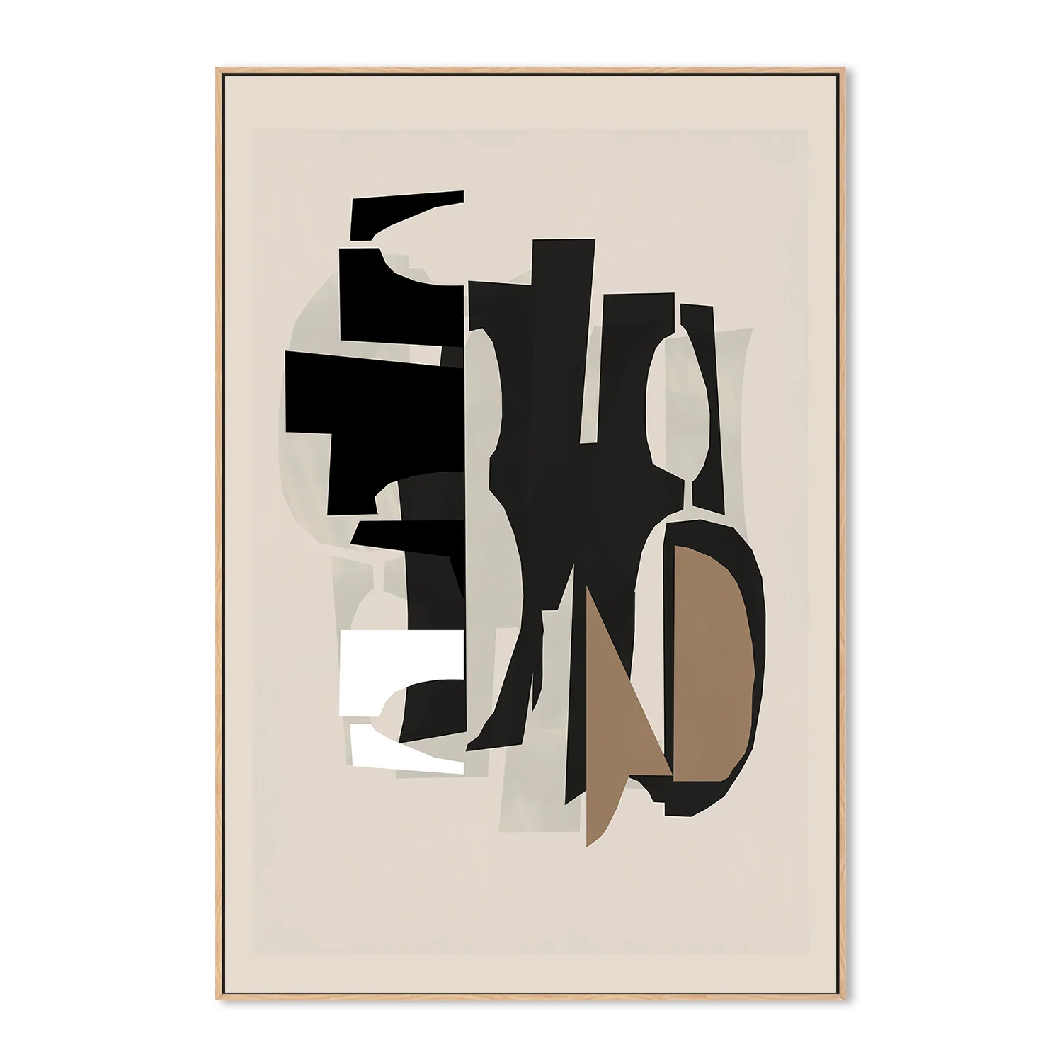 Black and White and Brown Relief , Style B - Image 4