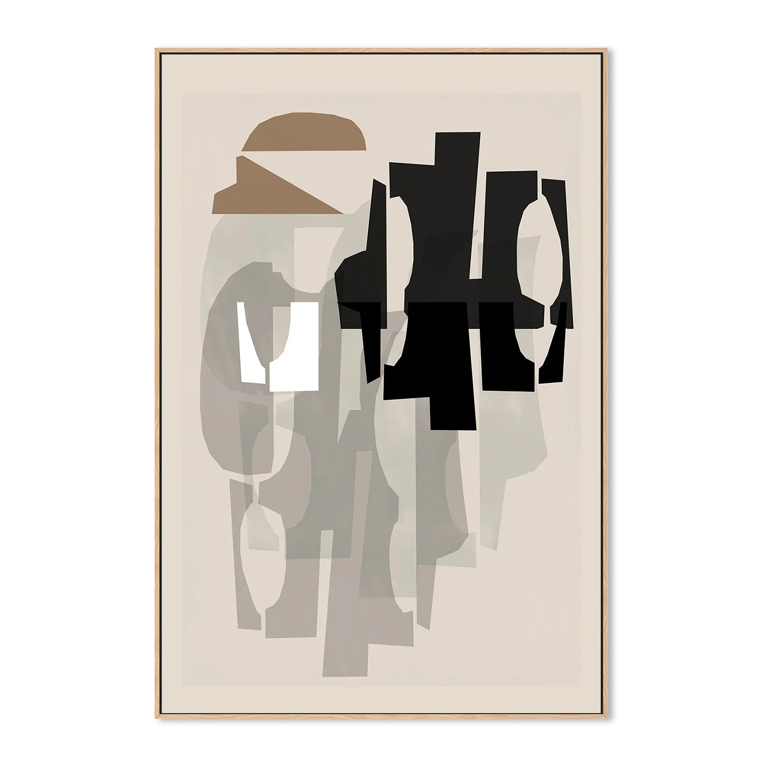Black and White and Brown Relief, Style A - Image 4