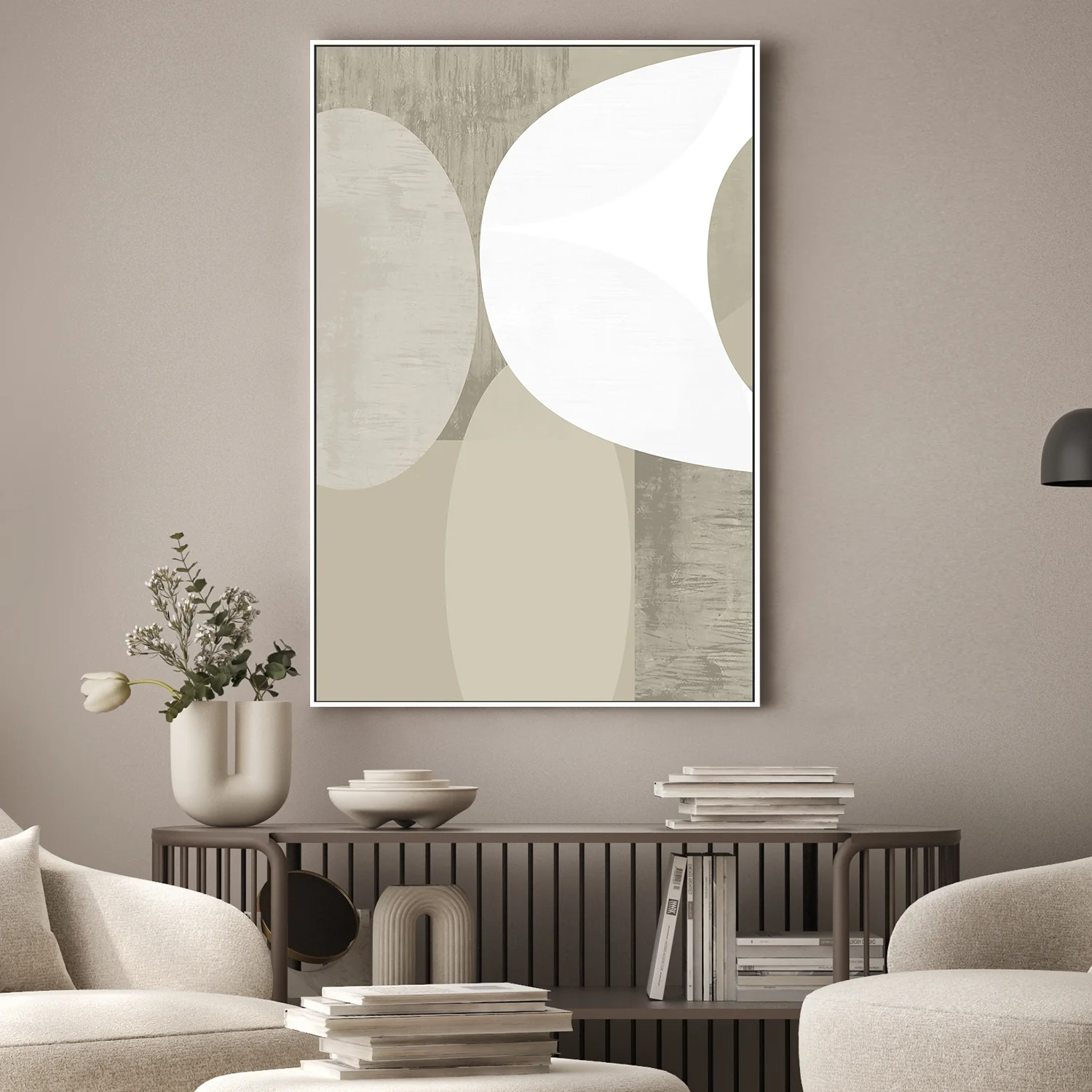 Black White Neutral Shapes, Style A - Image 2