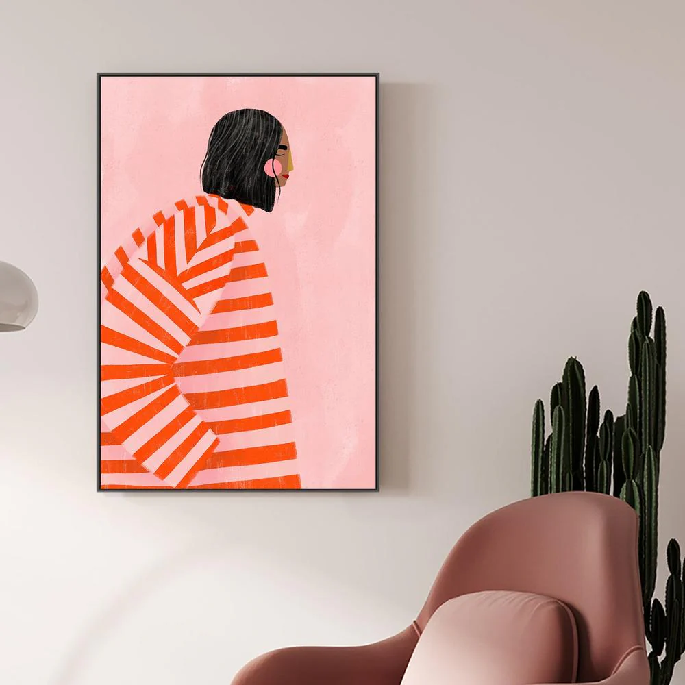 The Woman With the Orange Stripes - Image 2
