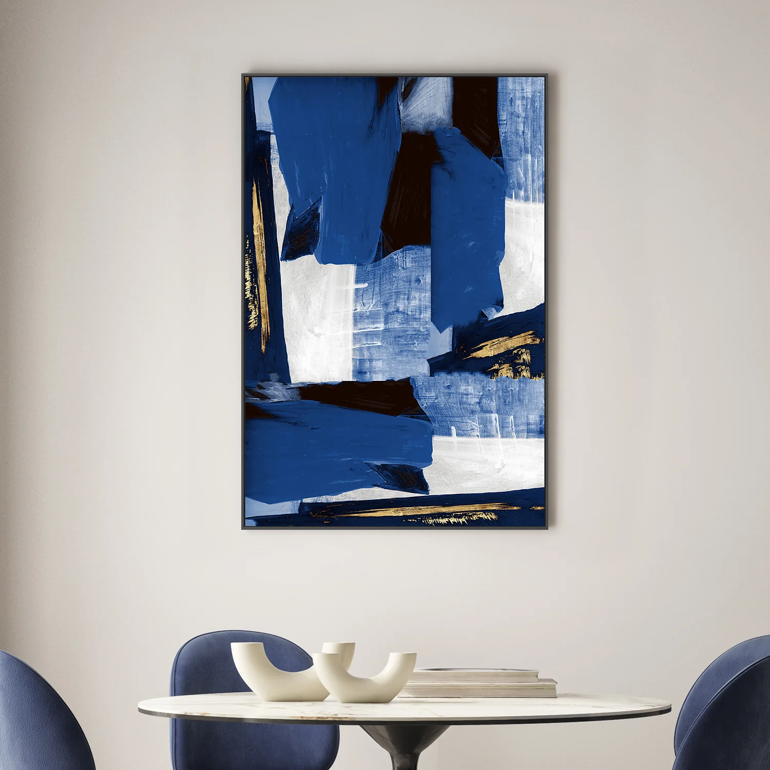 Navy Gold Shapes - Image 2