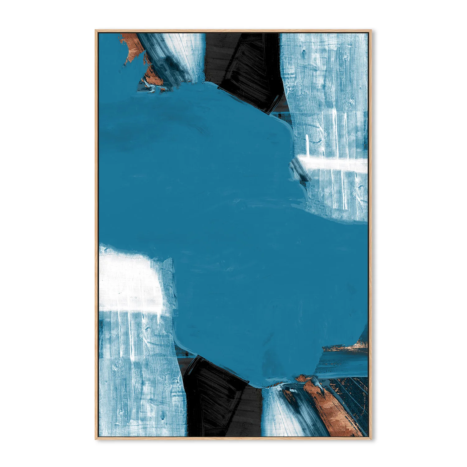 Teal Gold Shapes, Style A - Image 4