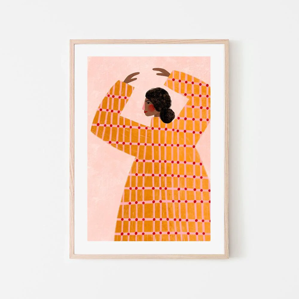 The Woman With the Checked Dress - Image 6