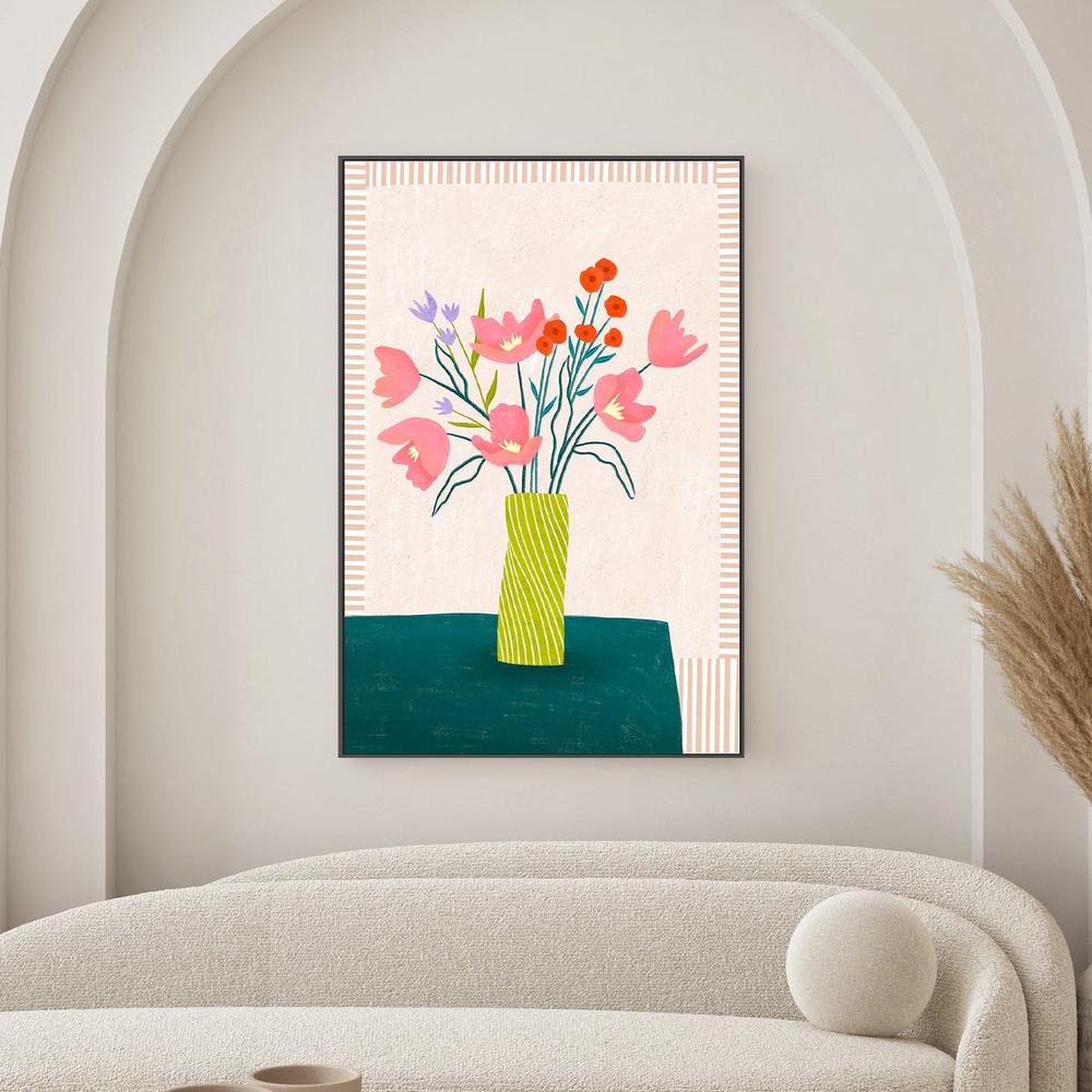 Colorful Blossoms in Stripes - Image 2