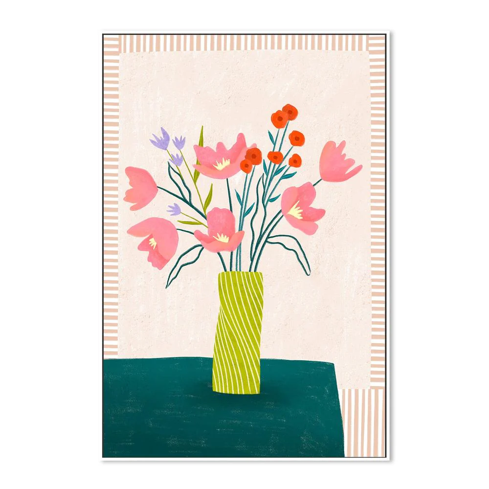 Colorful Blossoms in Stripes - Image 5