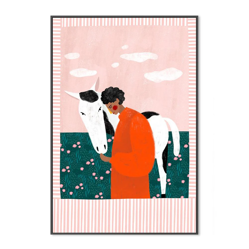 Vibrant Girl and Horse - Image 3