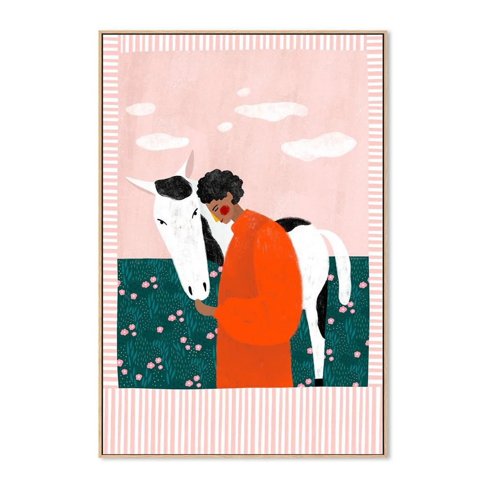 Vibrant Girl and Horse - Image 4