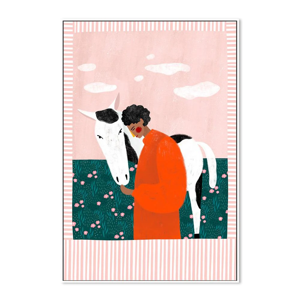 Vibrant Girl and Horse - Image 5