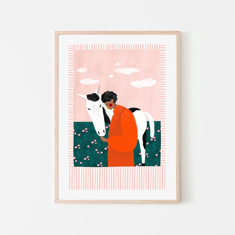 Vibrant Girl and Horse - Image 6