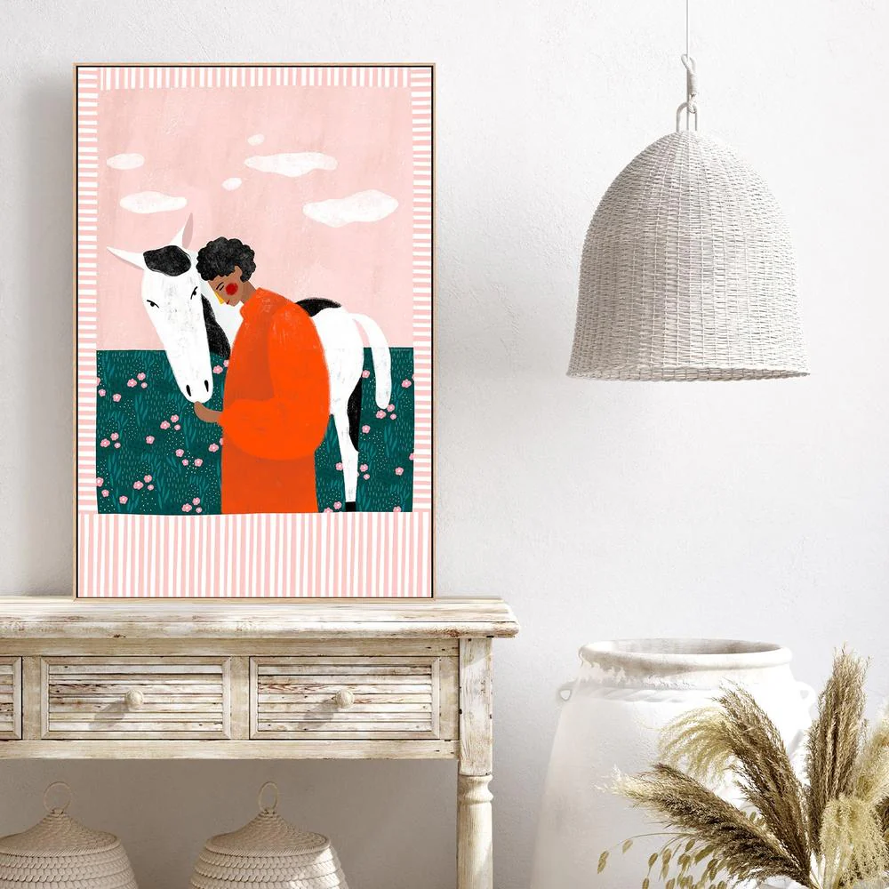 Vibrant Girl and Horse - Image 7