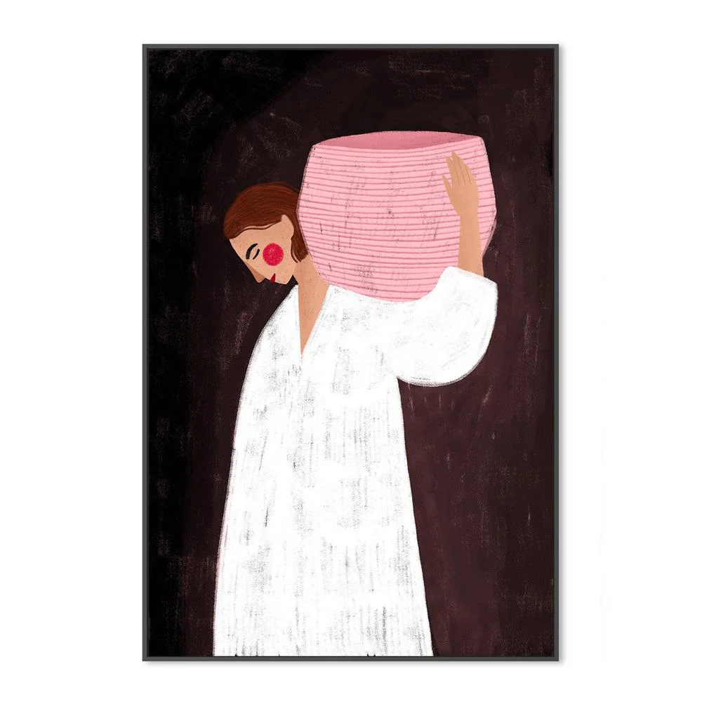 The Woman with the Pink Basket - Image 3