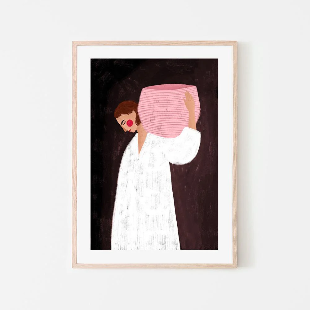 The Woman with the Pink Basket - Image 6