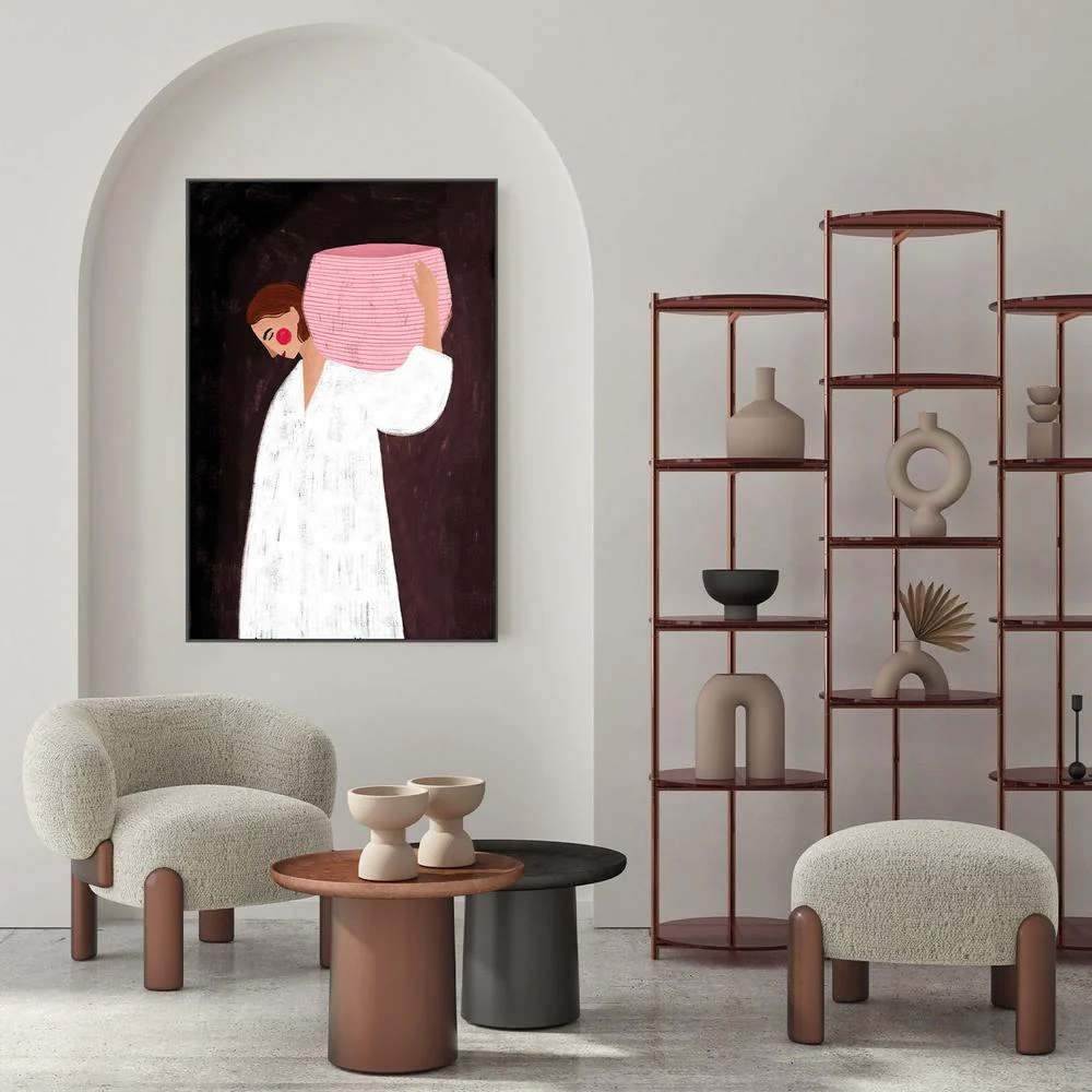 The Woman with the Pink Basket - Image 7
