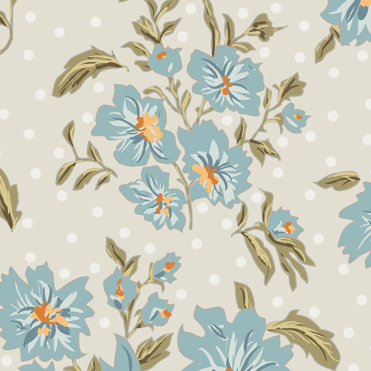 Floral Heritage bouquet Antique pattern - Image 3