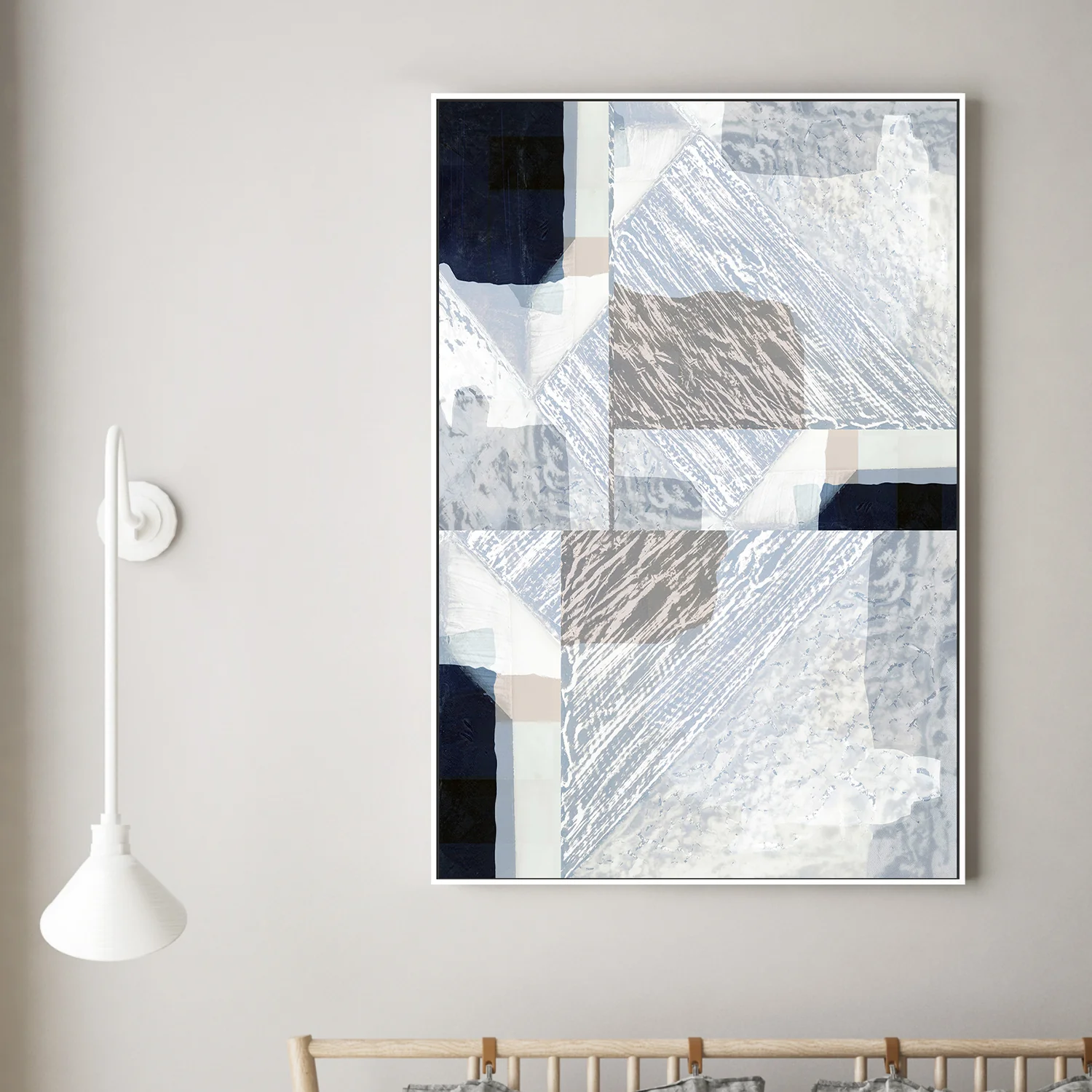 Fragmented Form in White - Image 2