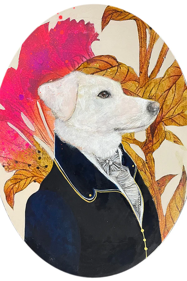 Regal Canine Portrait