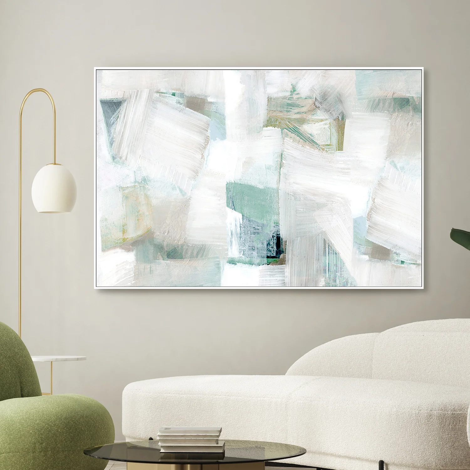 Whispers of White and Blue, Style A - Image 2