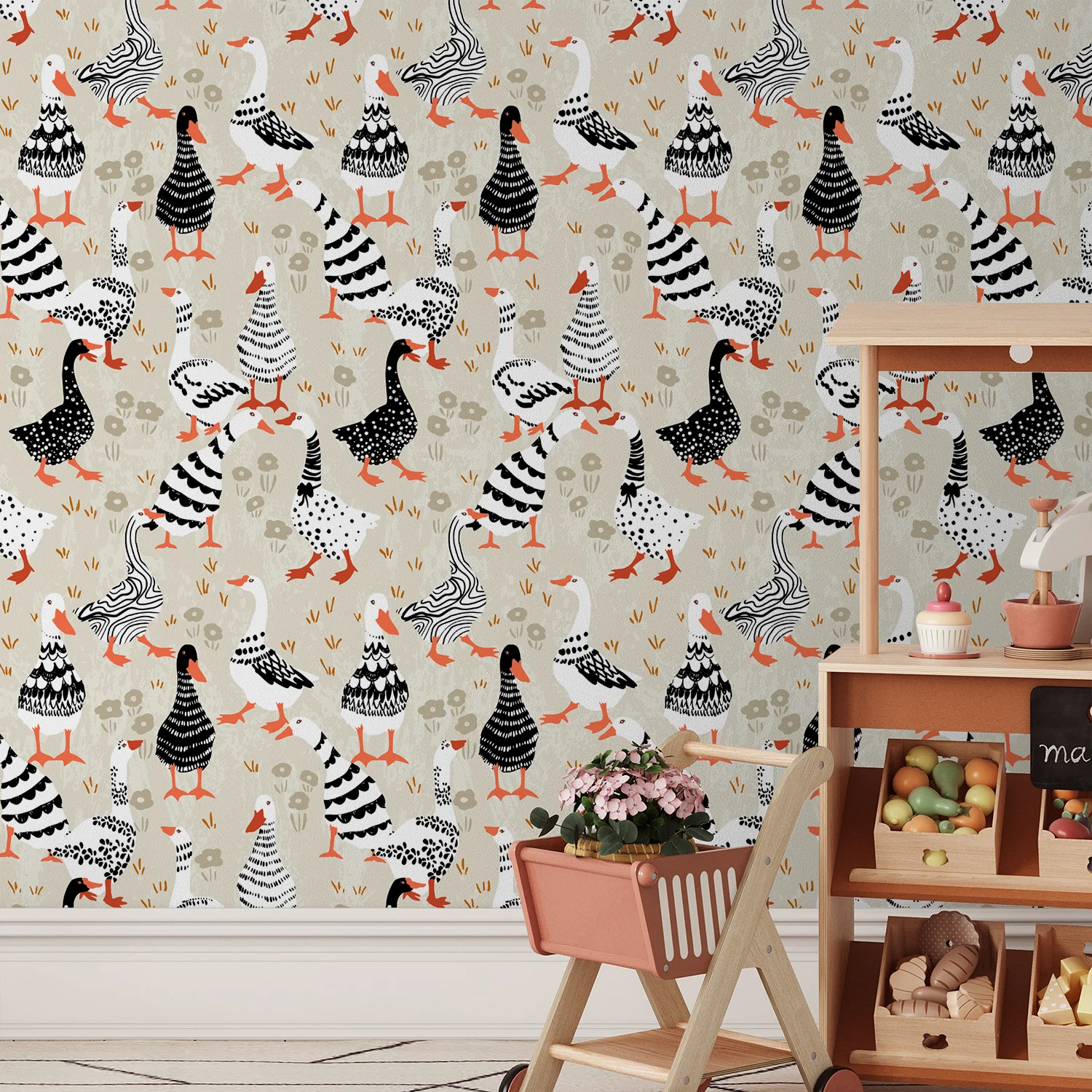 Black And White Patterned Farm Animals - Image 2