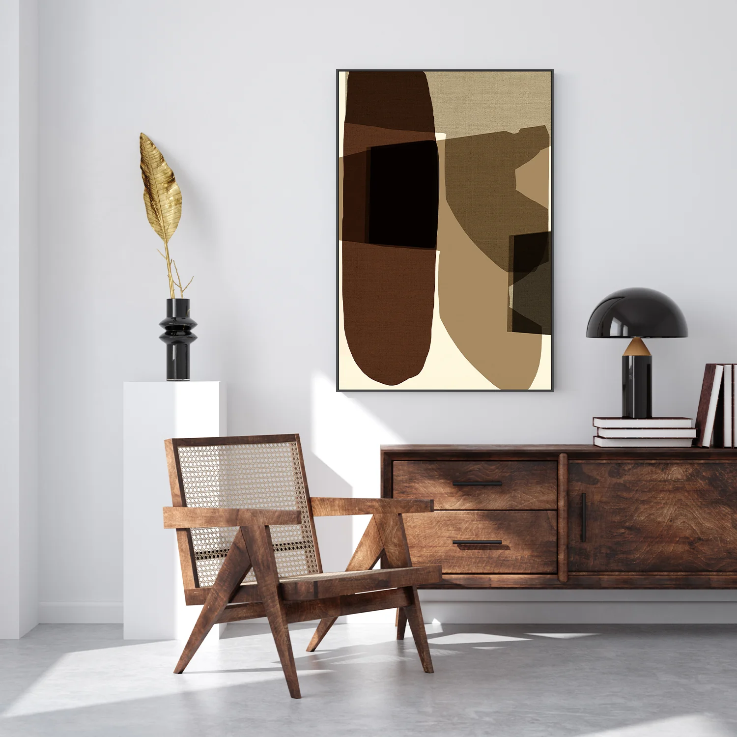 Geometric Shapes And Earthy Tones - Image 7