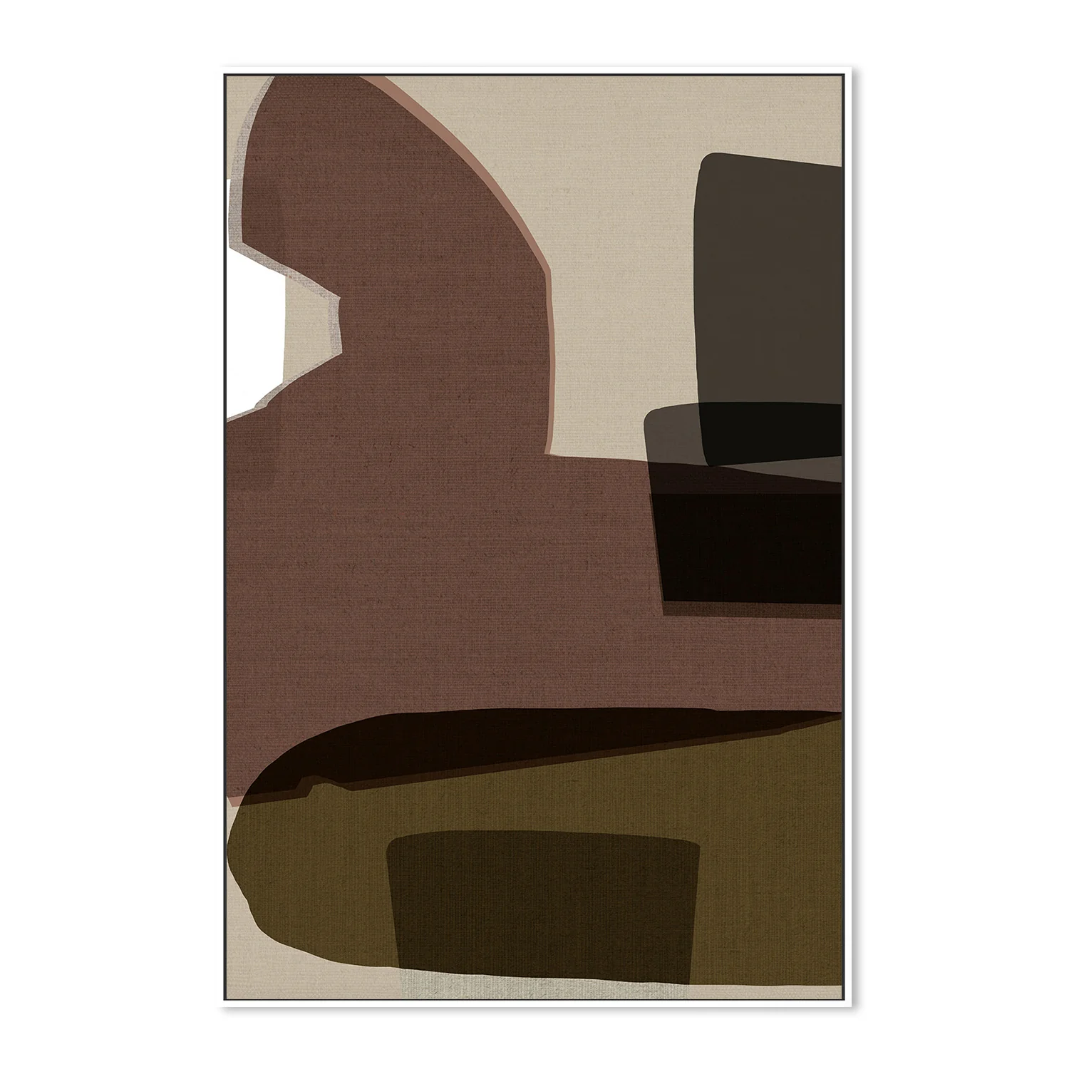 Layered Geometric Shapes And Earthy Tones - Image 5