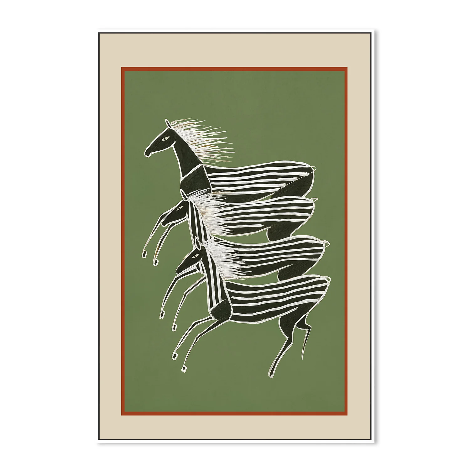Horses In Stripes - Image 5