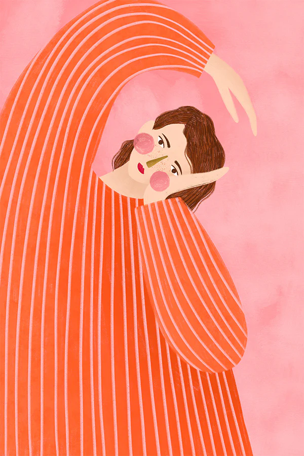 The Woman With the Orange Dress