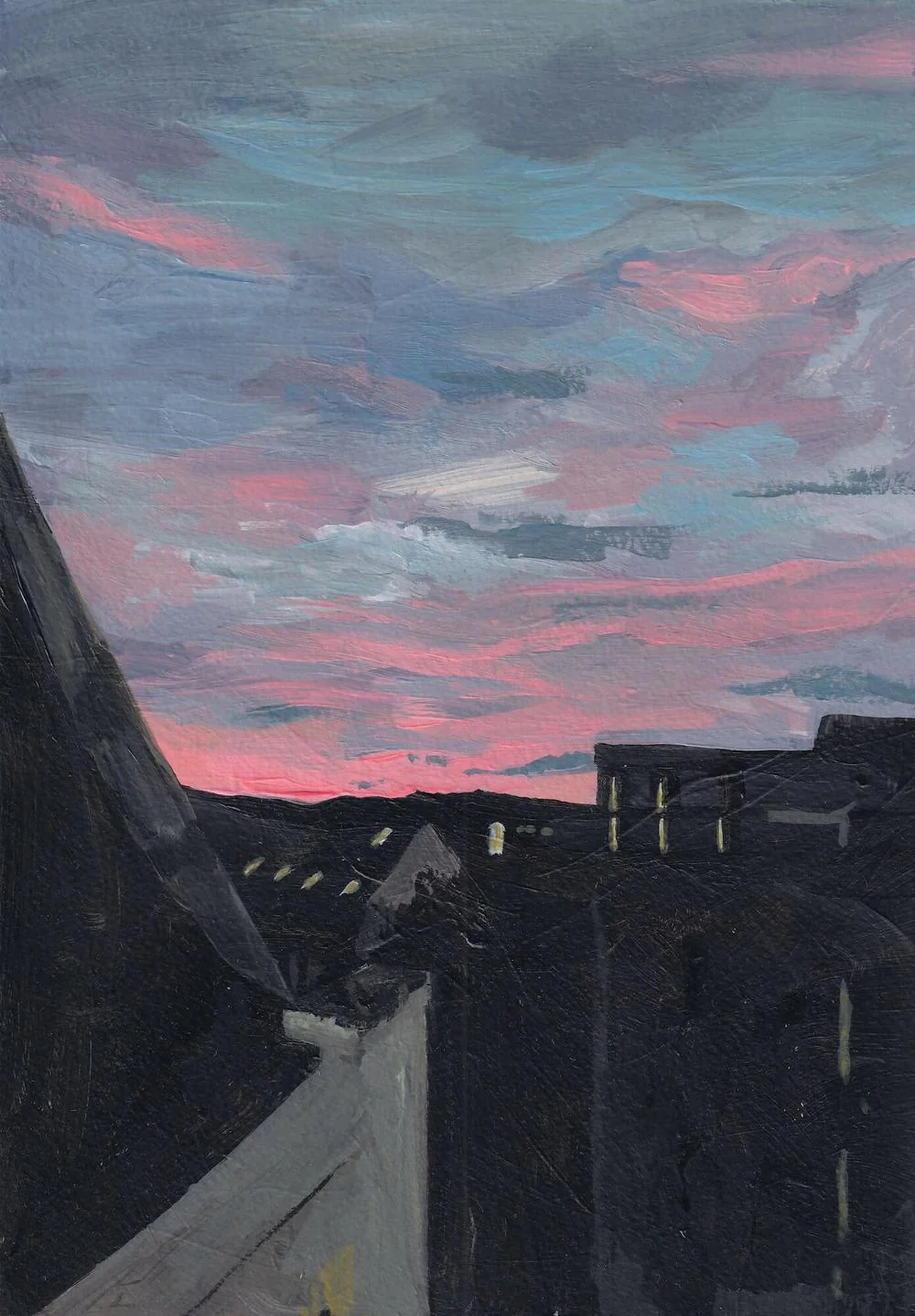 6pm, Original Artwork By Alice Kwan