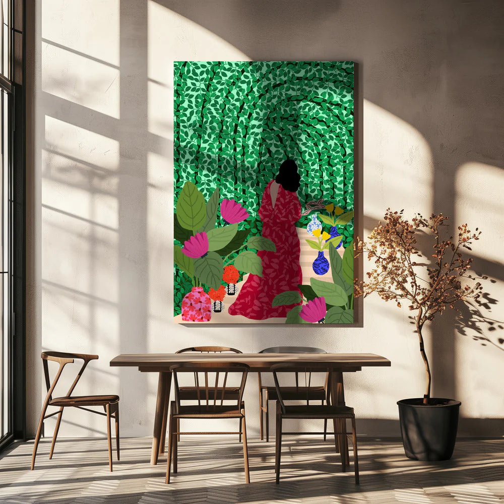 Girl At Her Garden - Image 11