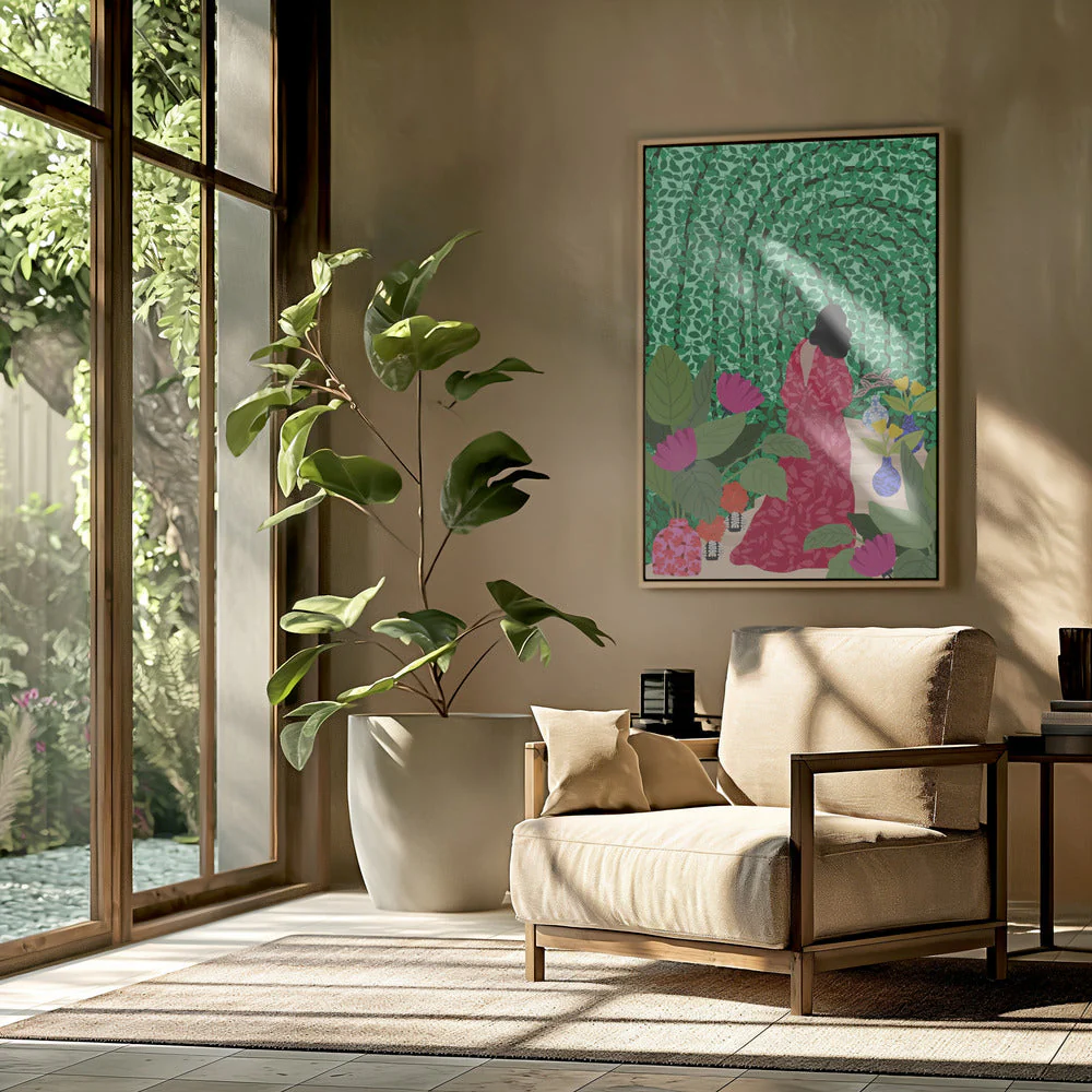 Girl At Her Garden - Image 12