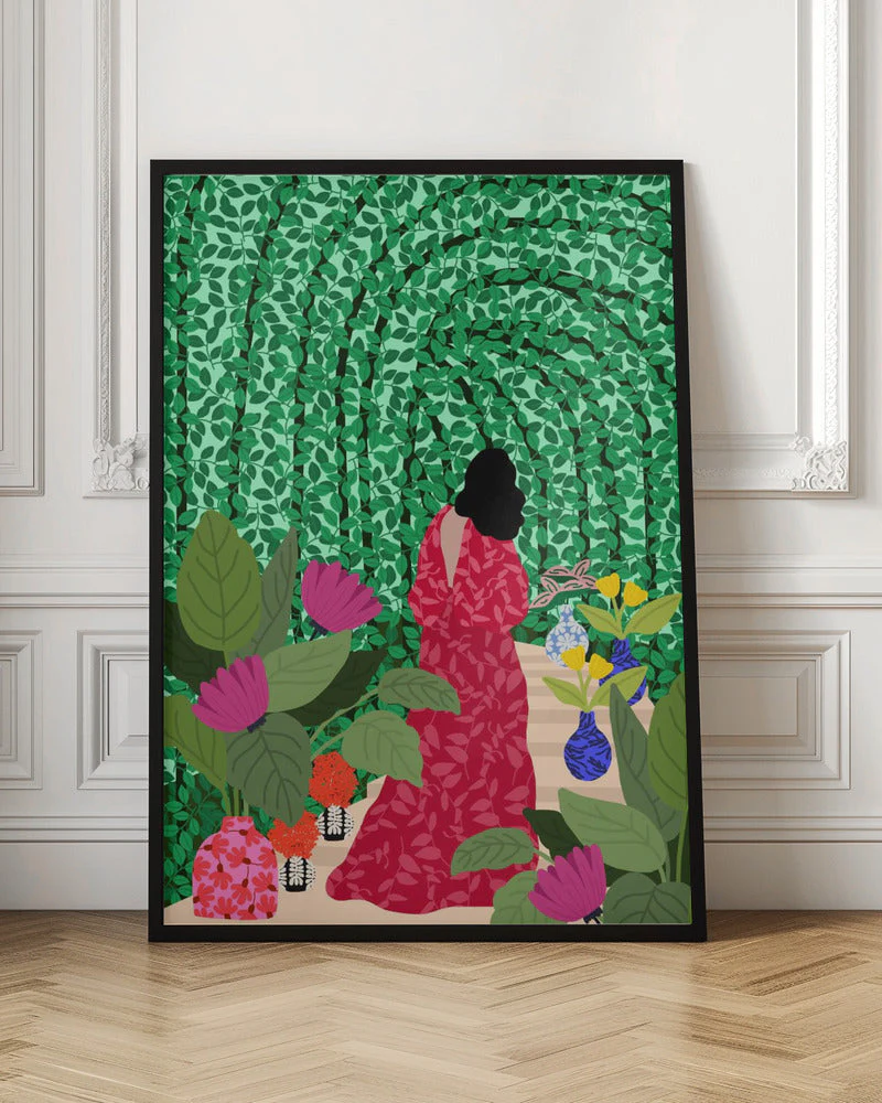 Girl At Her Garden - Image 2