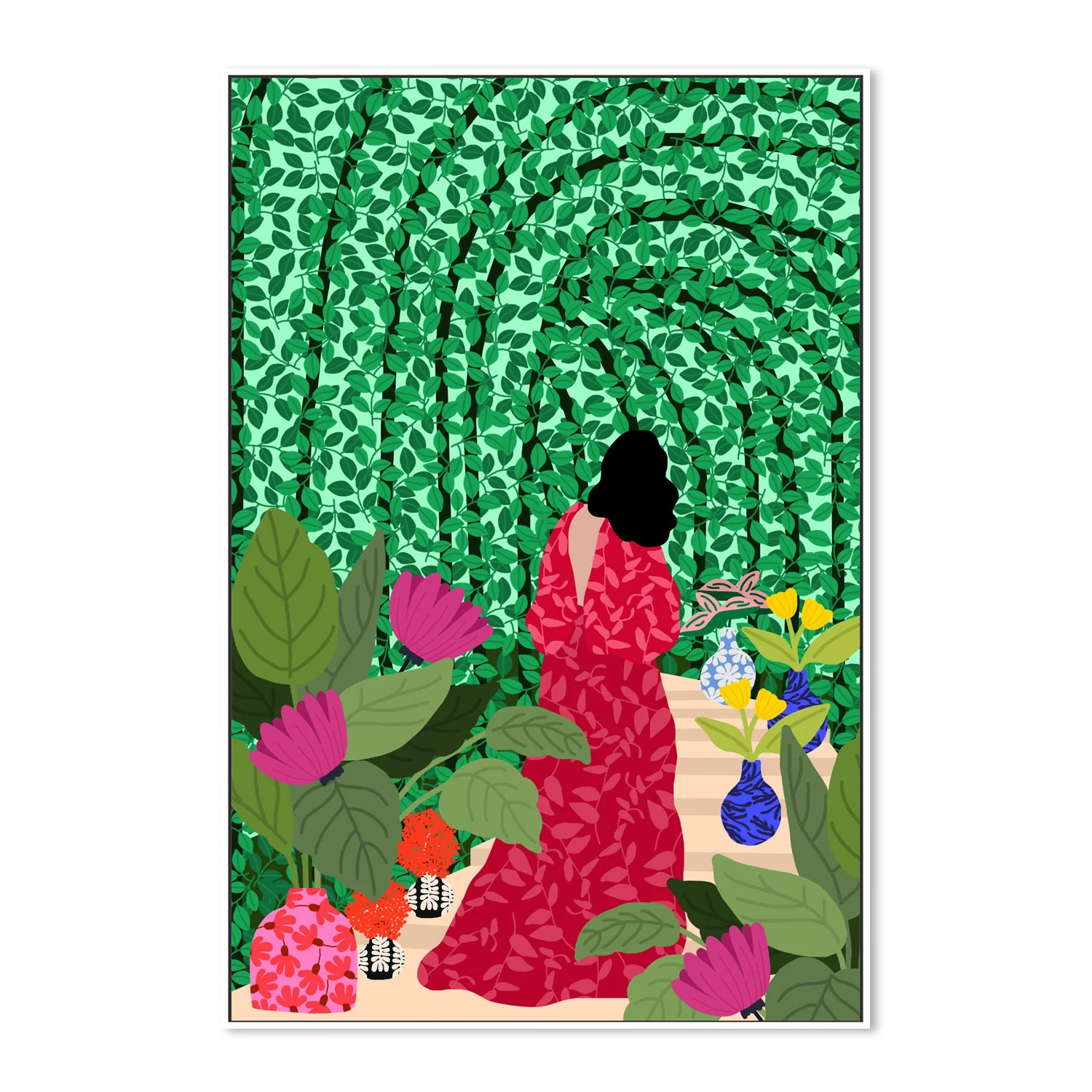 Girl At Her Garden - Image 5