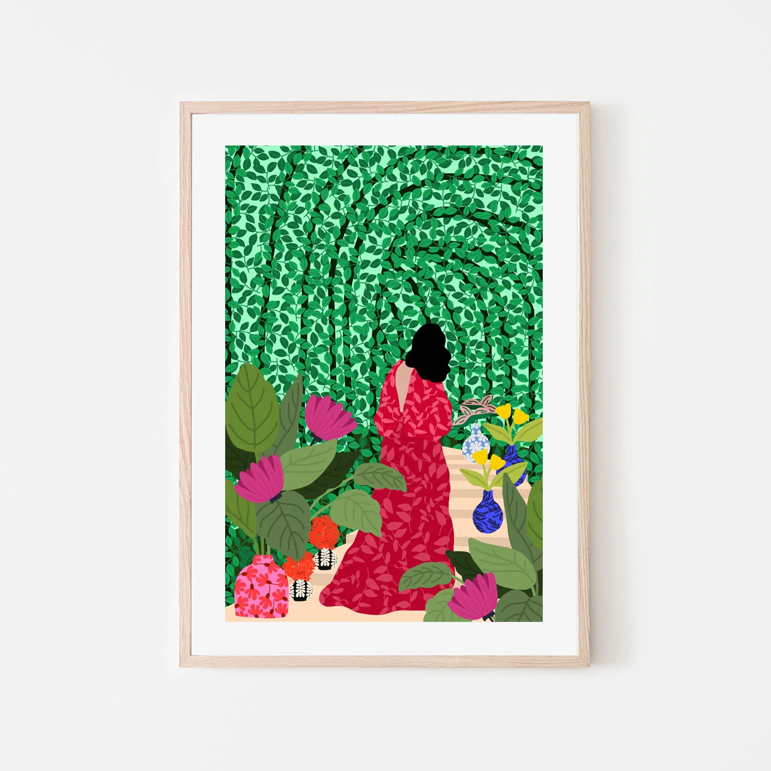 Girl At Her Garden - Image 6