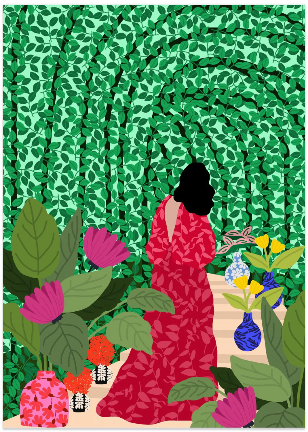 Girl At Her Garden - Image 7