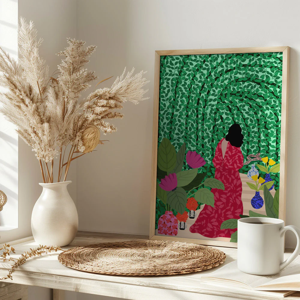 Girl At Her Garden - Image 8