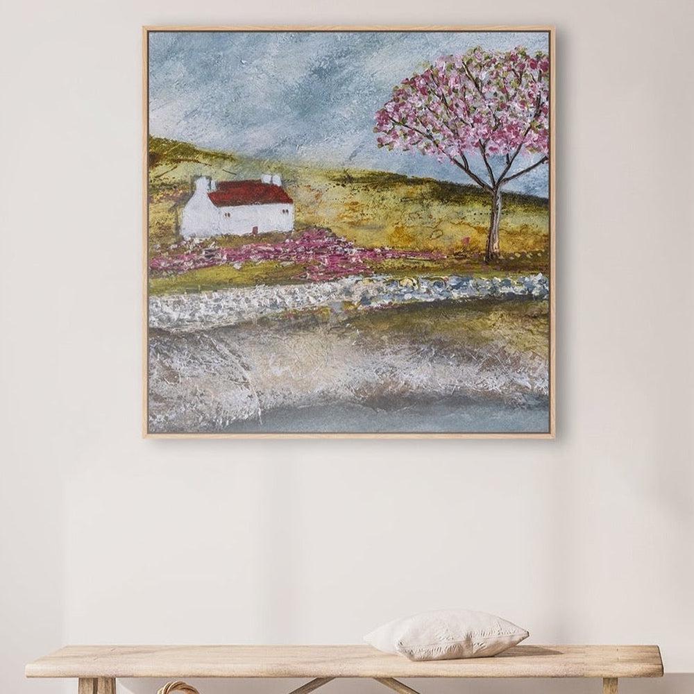 A Blossom Tree By A Lake , By Louise O'hara - Image 6