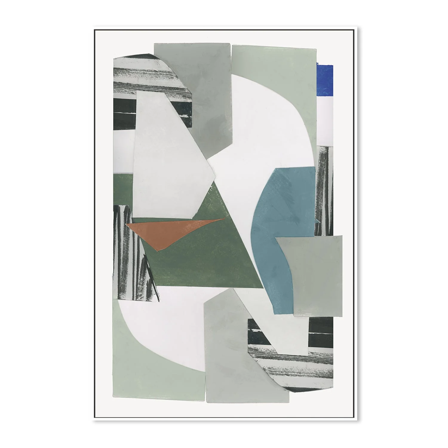 Blue Green Abstract Jugs , Style C - Image 5