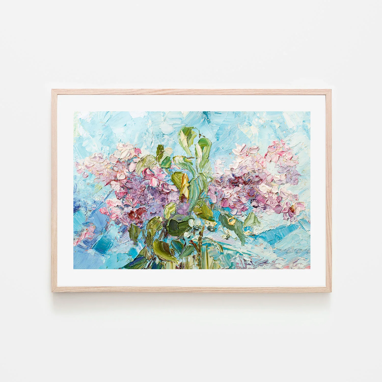 A Blushing Bouquet, Hand-Painted Canvas - Image 6