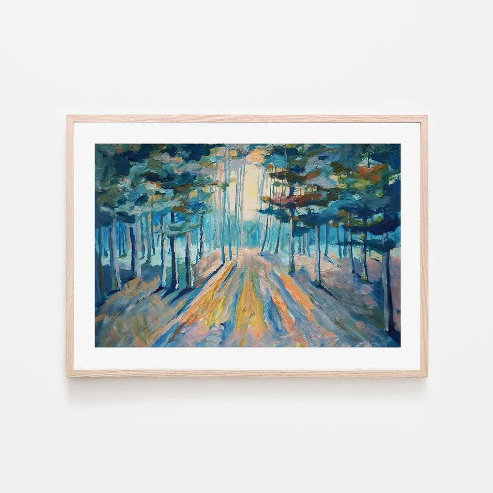 A Clear Path , Hand-painted Canvas - Image 6