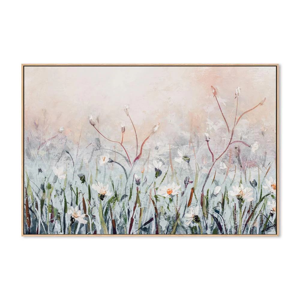 A Field of Daisies, Style B, Hand-Painted Canvas - Image 4