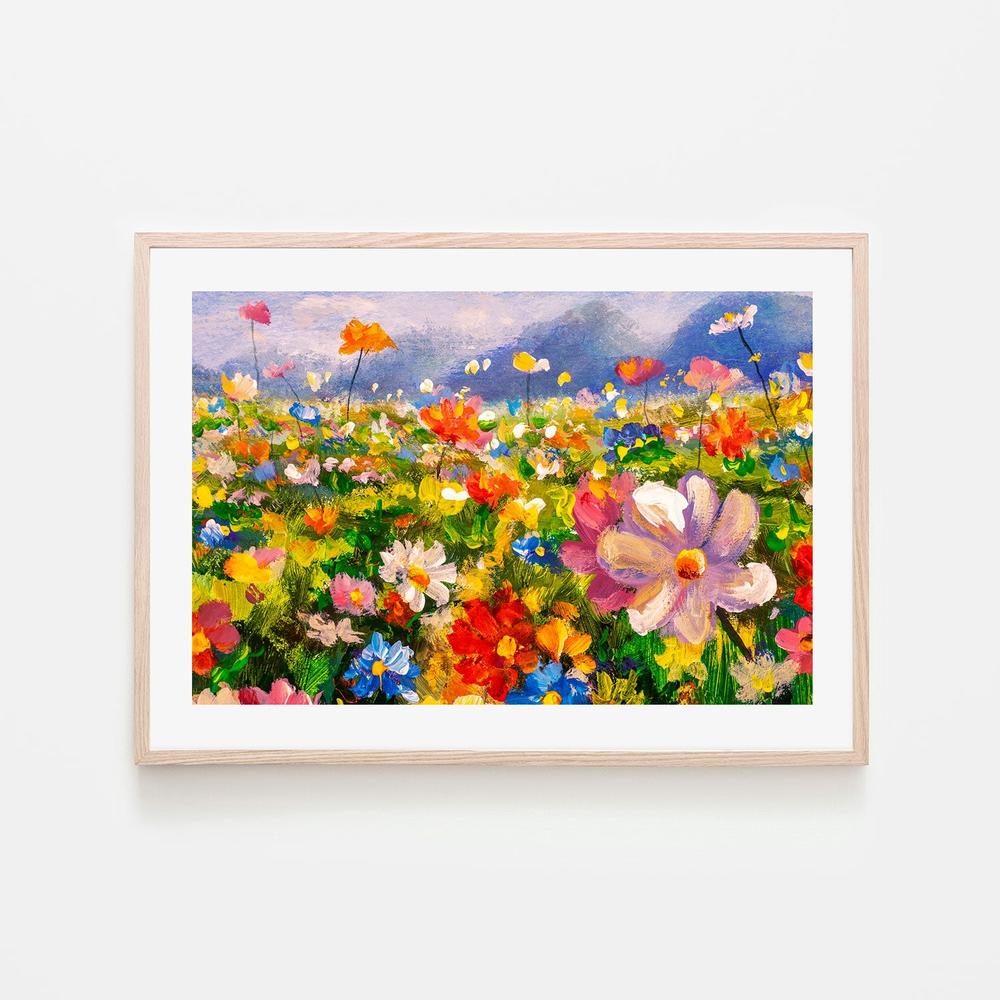 A Field of Plenty, Hand-Painted Canvas - Image 6