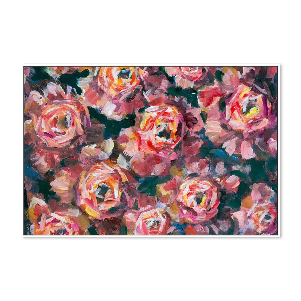 A Field of Roses, Style A, Hand-Painted Canvas - Image 5