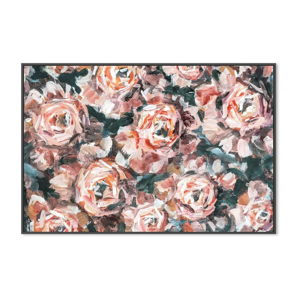 A Field of Roses, Style B, Hand-Painted Canvas - Image 3