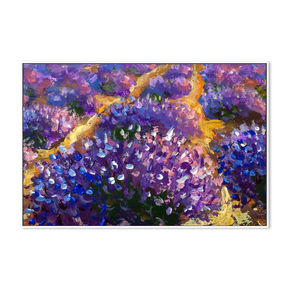 A Field of Violet, Hand-Painted Canvas - Image 5