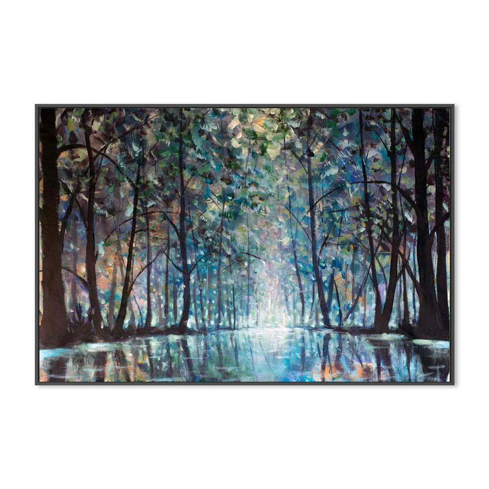 A Forests Reflection, Style A, Hand-Painted Canvas - Image 3