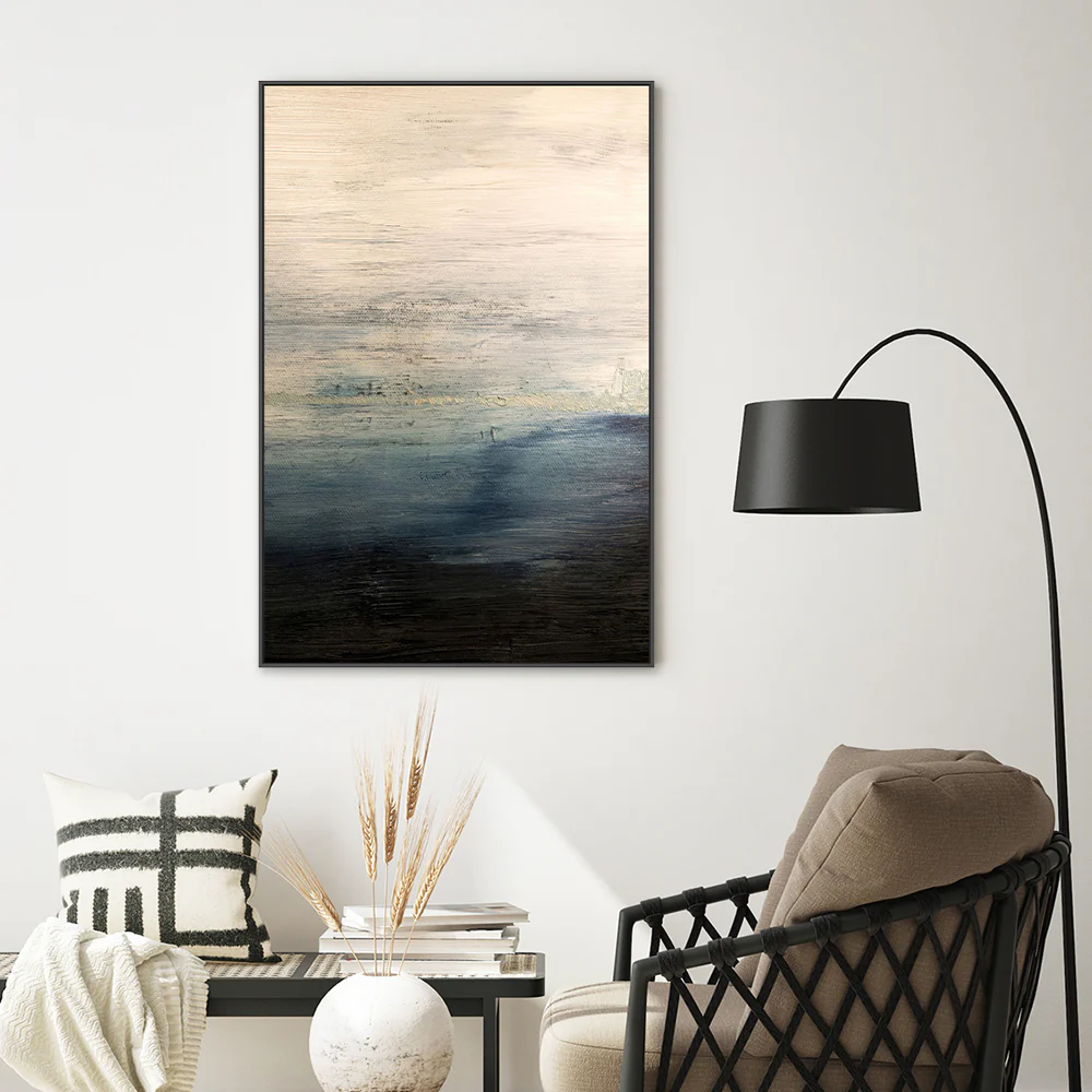 A Hint of Blue, Hand-Painted Canvas - Image 2