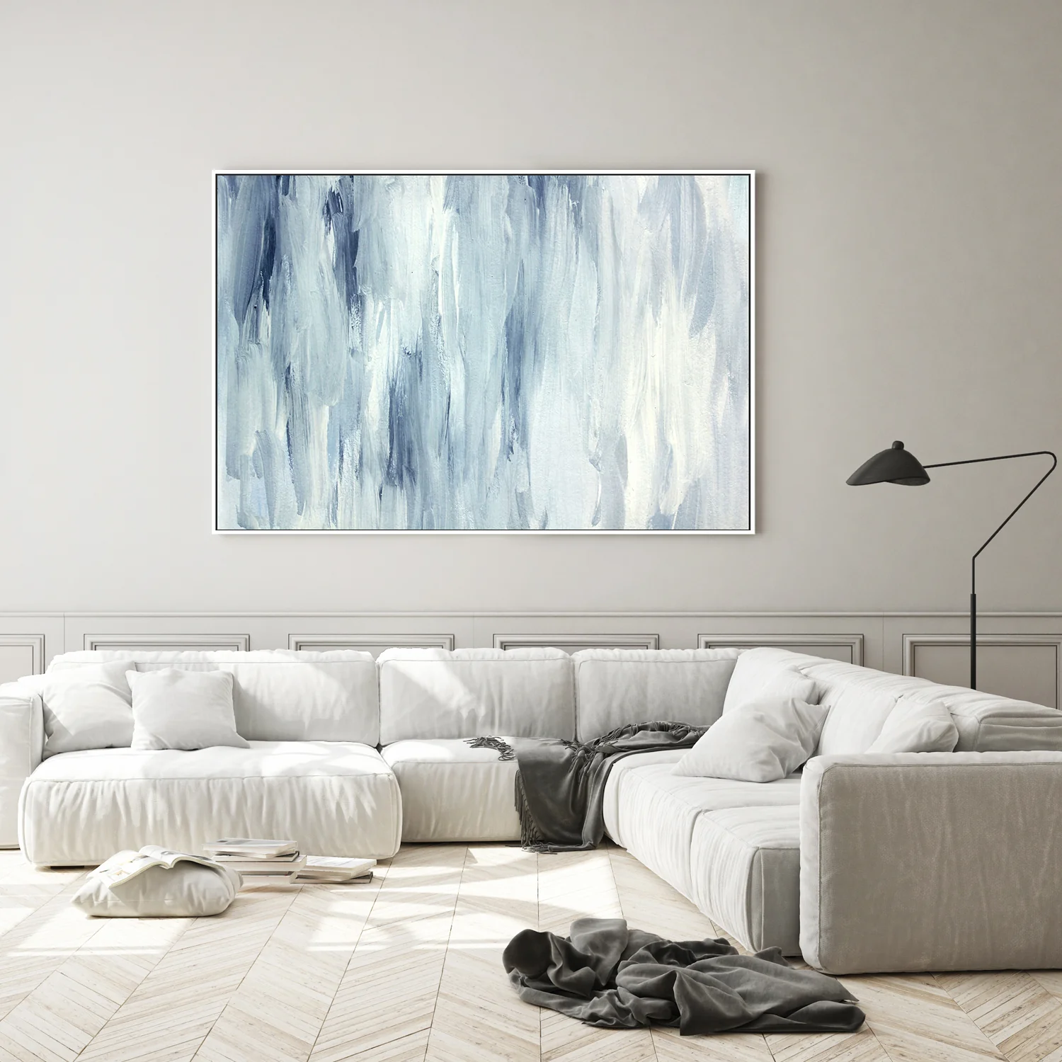 A Rainy Day Song, Hand-Painted Canvas - Image 2