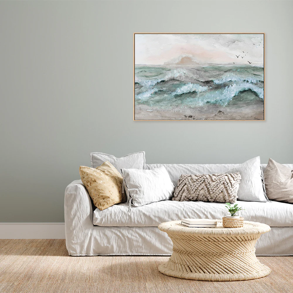 A Sea of Green, Hand-Painted Canvas - Image 7
