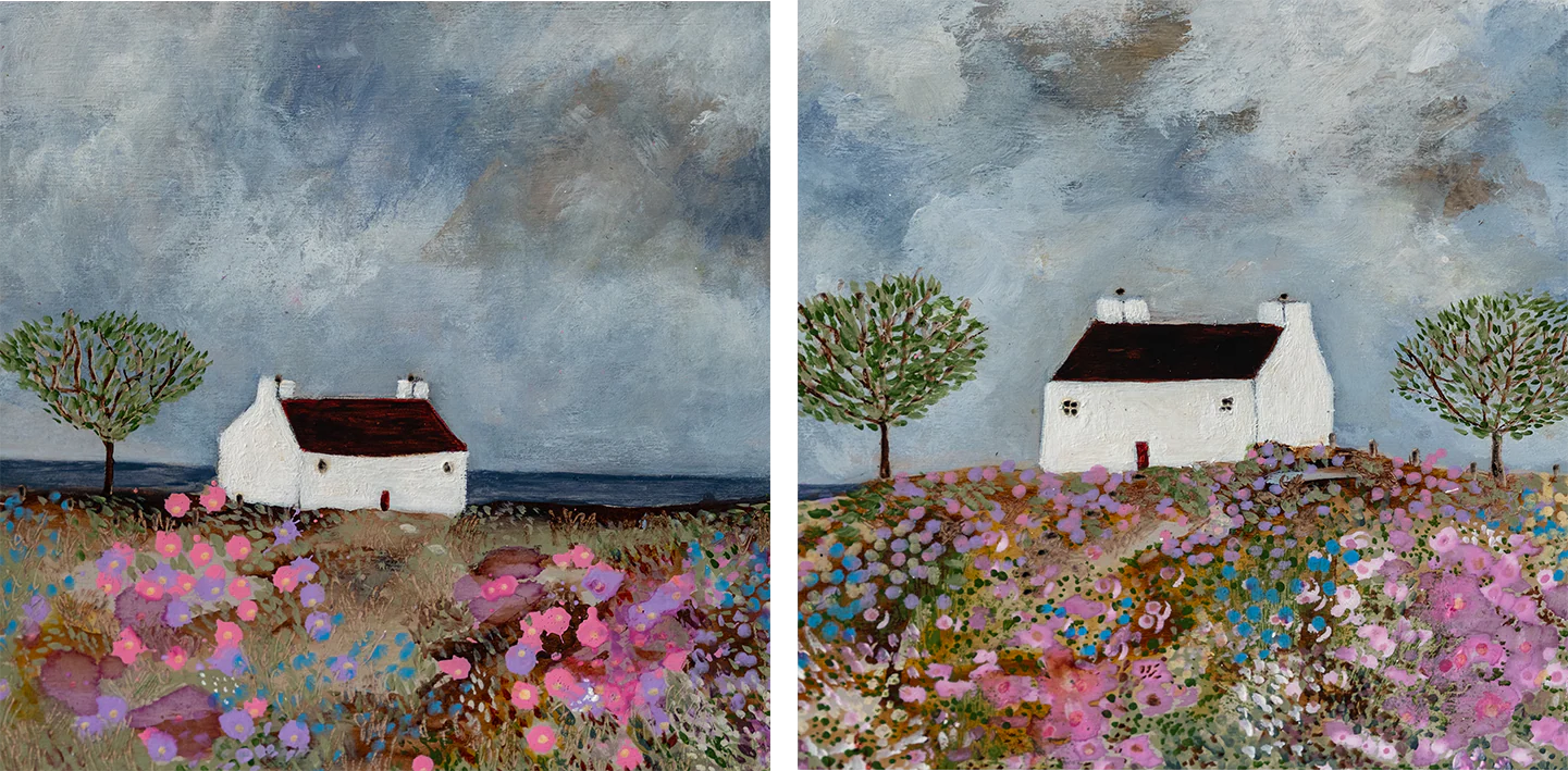 A Splash Of Colour & Secrets Of A Summer Meadow , Set Of 2