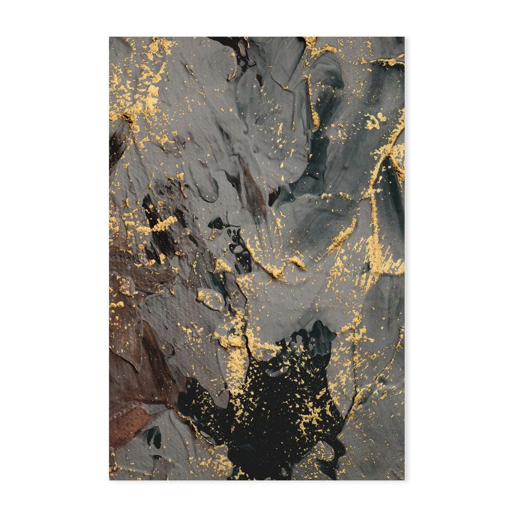 A Sprinkle Of Gold , Hand-painted Canvas - Image 5